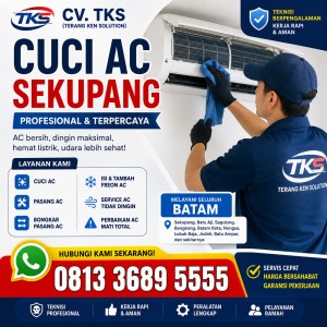 Cuci AC Sekupang