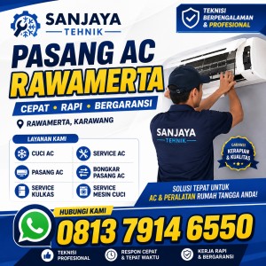 Service AC Rawamerta