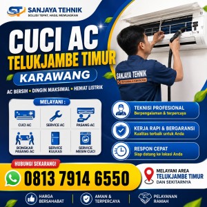 Cuci AC Telukjambe Timur