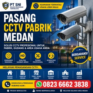 Pasang CCTV Pabrik Medan