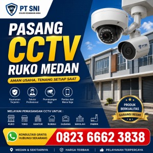 Pasang CCTV Ruko Medan