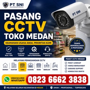 Pasang CCTV Toko Medan