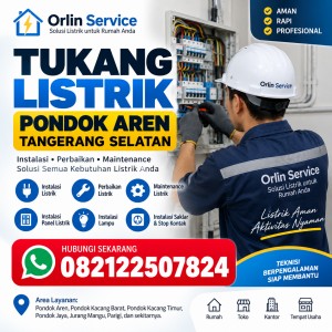 Tukang Listrik Pondok Aren Tangerang Selatan