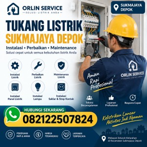 Tukang Listrik Sukmajaya Depok