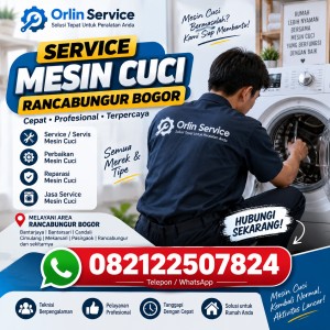 Service Mesin Cuci Rancabungur Bogor