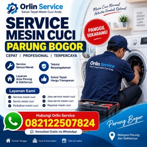 Service Mesin Cuci Parung Bogor