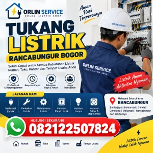 Tukang Listrik Rancabungur Bogor