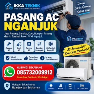 Pasang AC Jatikalen Nganjuk