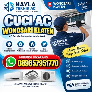 Cuci AC Wonosari Klaten