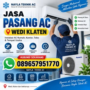 Jasa Pasang AC Wedi Klaten