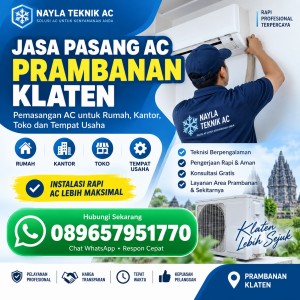 Jasa Pasang AC Prambanan Klaten