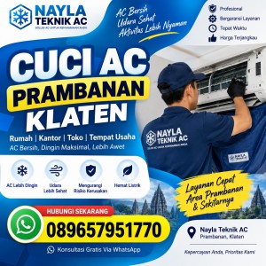 Cuci AC Prambanan Klaten