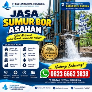 Jasa Sumur Bor Asahan