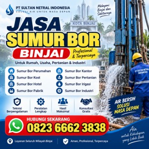 Jasa Sumur Bor Binjai