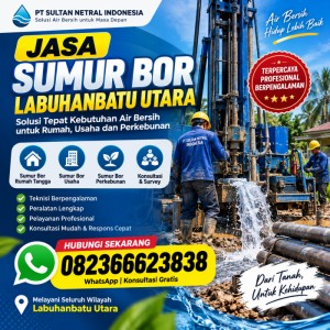 Jasa Sumur Bor Labuhanbatu Utara