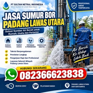 Jasa Sumur Bor Padang Lawas Utara