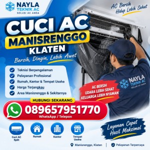 Cuci AC Manisrenggo Klaten