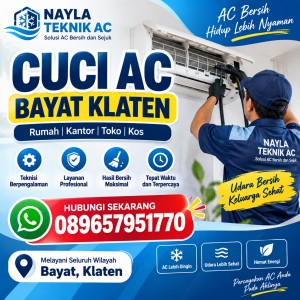Cuci AC Bayat Klaten