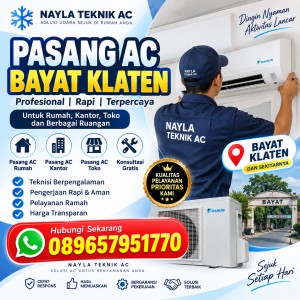 Cuci AC Bayat Klaten