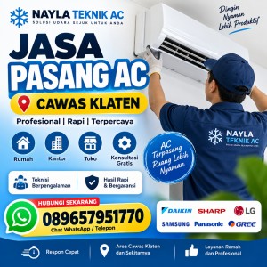 Cuci AC Cawas Klaten