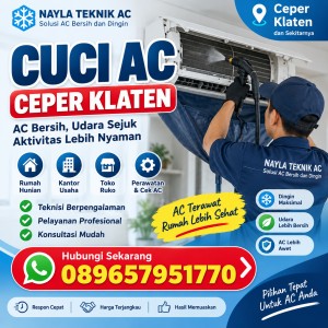 Cuci AC Ceper Klaten