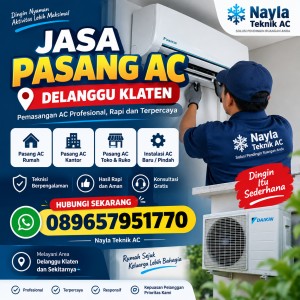 Cuci AC Delanggu Klaten