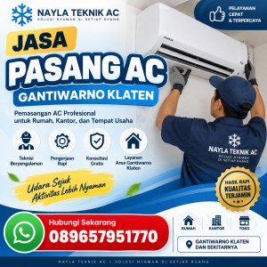 Service AC Gantiwarno Klaten