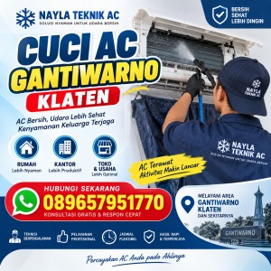 Service AC Gantiwarno Klaten
