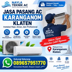Jasa Pasang AC Karanganom Klaten