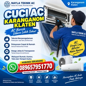 Cuci AC Karanganom Klaten