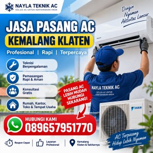 Cuci AC Kemalang Klaten