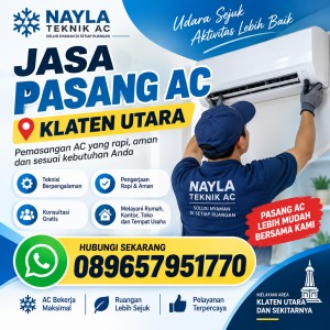Cuci AC Klaten Utara