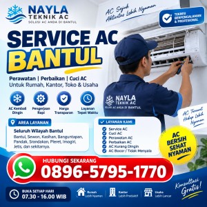 Service AC Piyungan Bantul