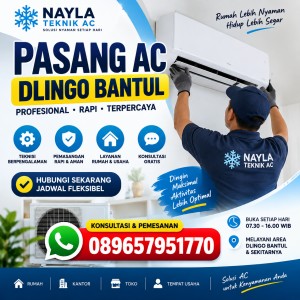 Pasang AC Dlingo Bantul