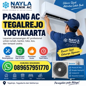 Pasang AC Tegalrejo Yogyakarta