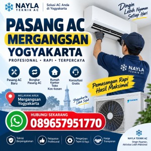 Pasang AC Mergangsan Yogyakarta