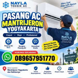 Pasang AC Mantrijeron Yogyakarta