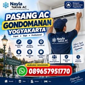 Pasang AC Gondomanan Yogyakarta