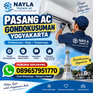 Pasang AC Gondokusuman Yogyakarta