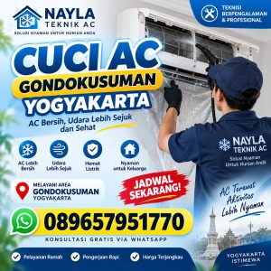 Cuci AC Gondokusuman Yogyakarta