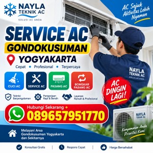 Service AC Gondokusuman Yogyakarta