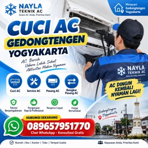Cuci AC Gedongtengen Yogyakarta