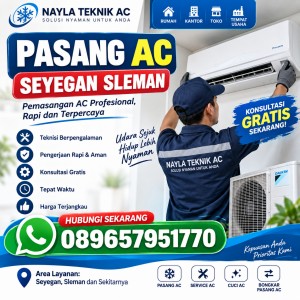 Pasang AC Seyegan Sleman
