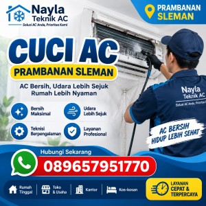 Cuci AC Prambanan Sleman
