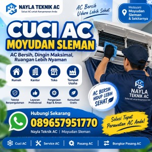 Cuci AC Moyudan Sleman