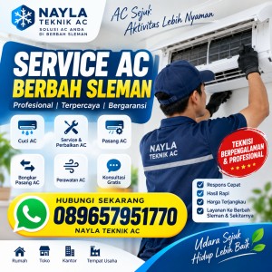 Service AC Berbah Sleman