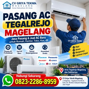 Pasang AC Tegalrejo Magelang