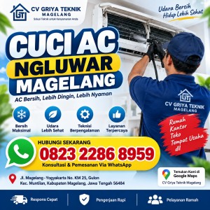 Cuci AC Ngluwar Magelang