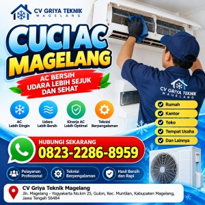 Cuci AC Ngluwar Magelang
