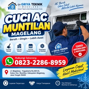 Cuci AC Muntilan Magelang